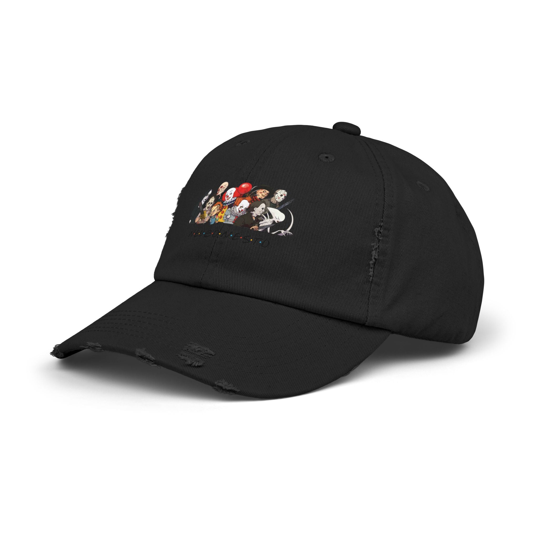 Distressed Cap - Neubonesto Horror Strapback Hat