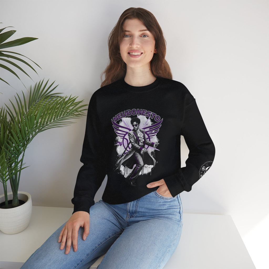 Prince Angel Purple Crewneck Sweatshirt - Neubonesto Design