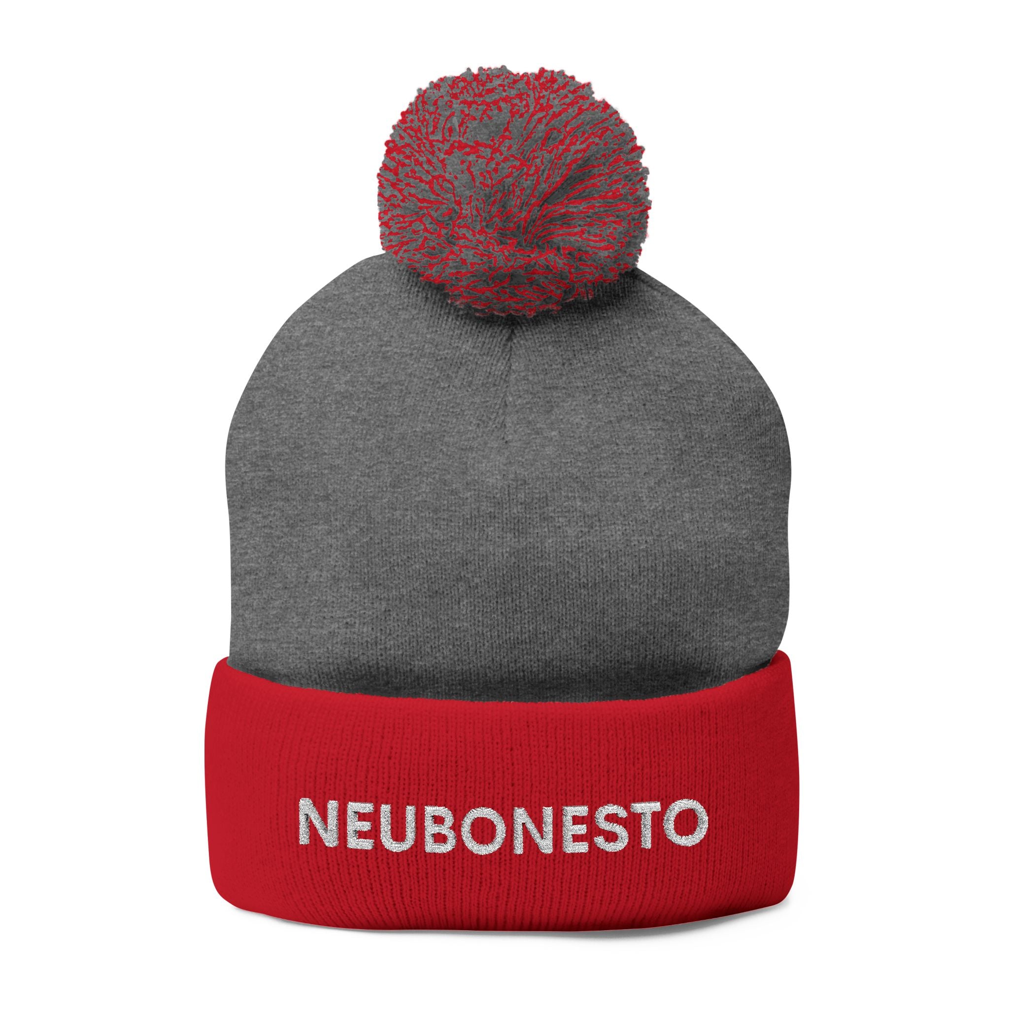 Neubonesto Pom-Pom Knit Cap