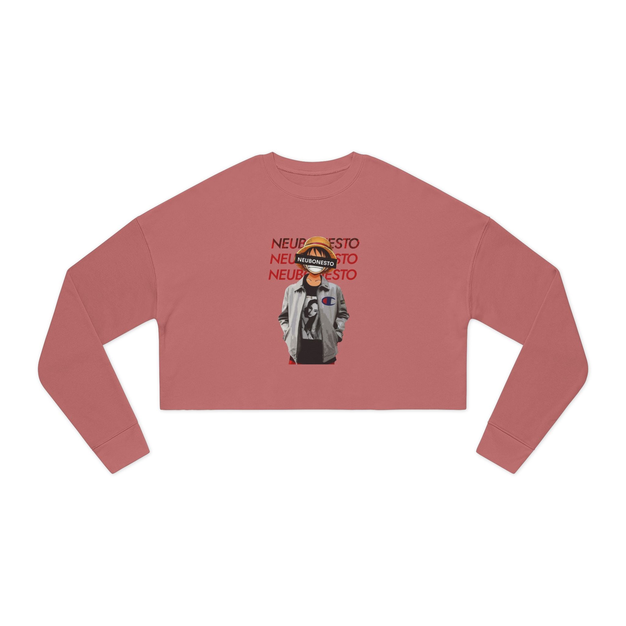 Cropped Sweatshirt - Luffy Neubonesto Straw Hat Legends Anime Collection
