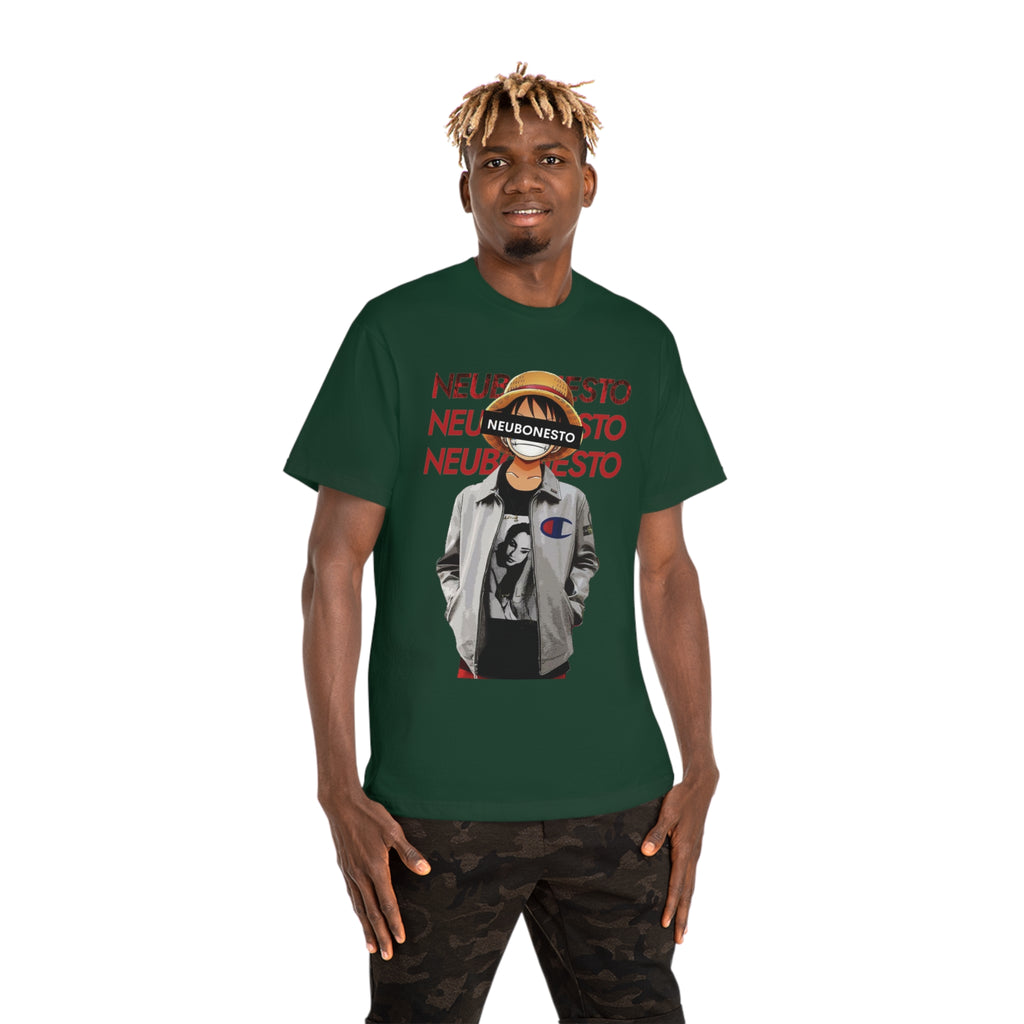 Anime Graphic Tee, Luffy Pirate Shirt, Straw Hat Legends Unisex Hammer Tshirt, Neubonesto One Piece Gift, Cosplay Clothing, Manga Fan Top,