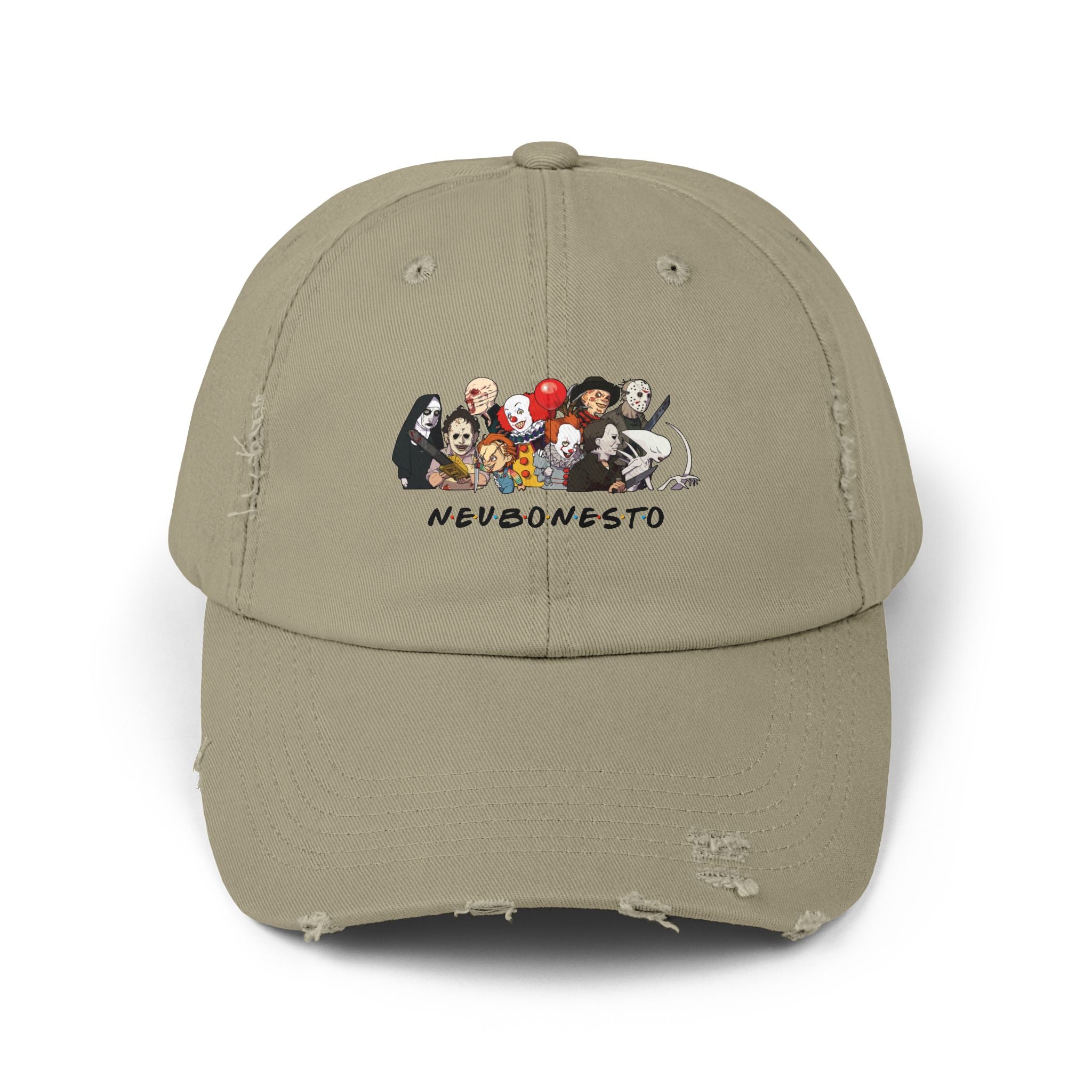 Distressed Cap - Neubonesto Horror Strapback Hat