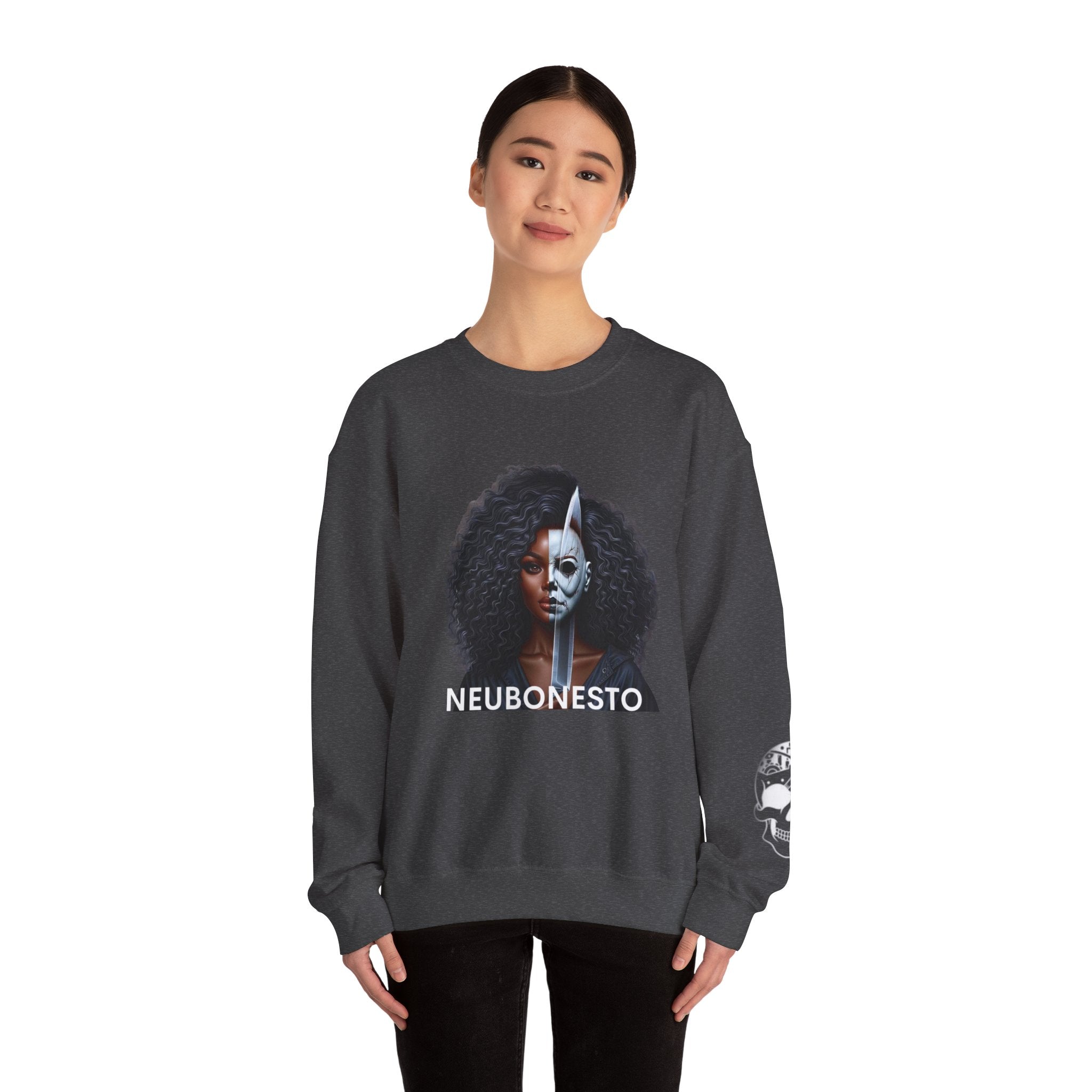 Neubonesto Halloween Graphic Sweatshirt