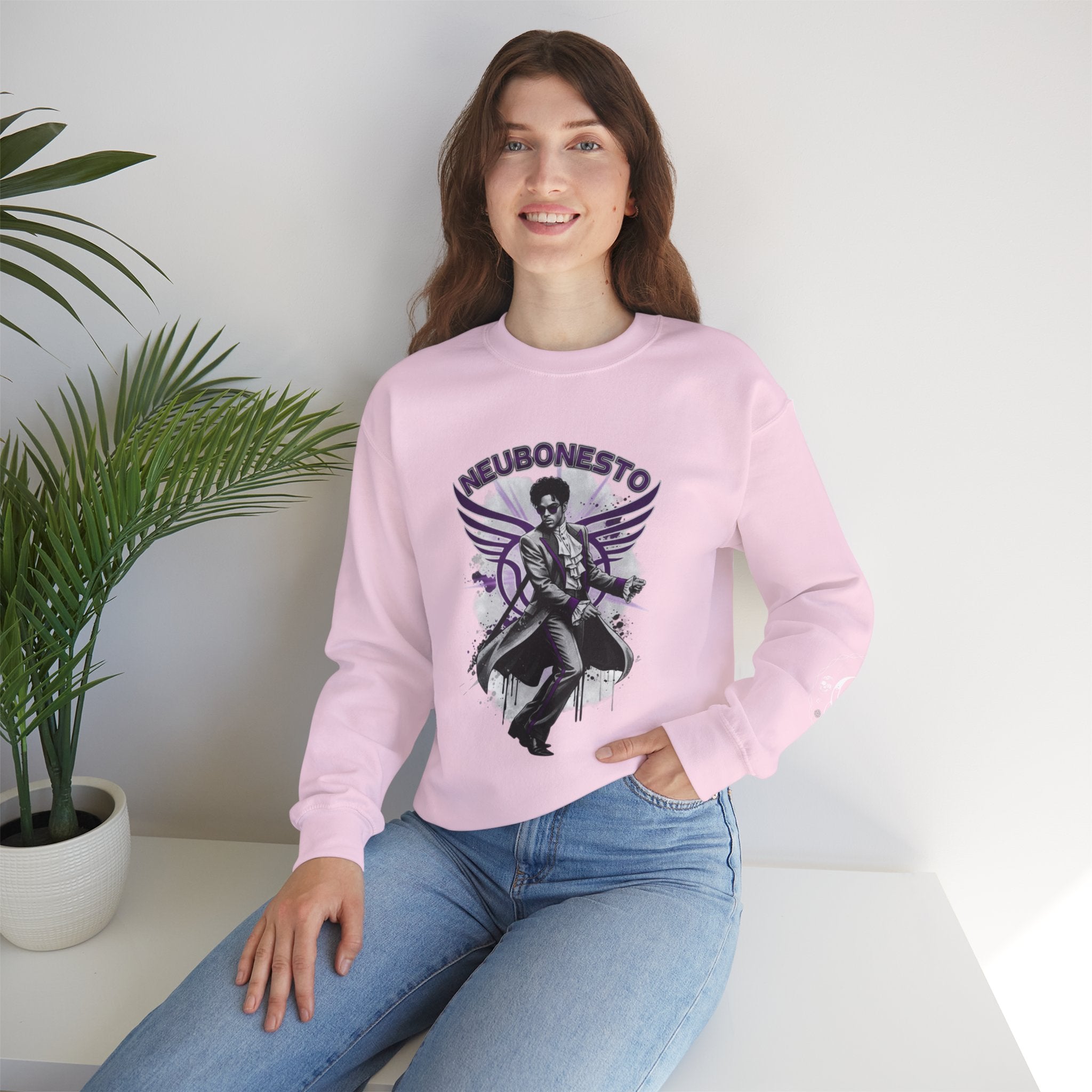 Prince Angel Purple Crewneck Sweatshirt - Neubonesto Design