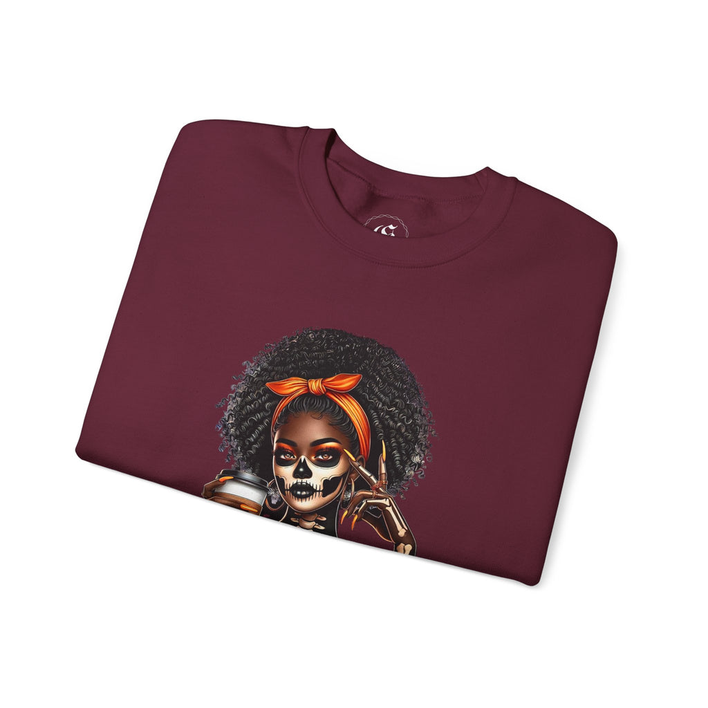 Halloween Skeleton Unisex Sweatshirt - Raising Hell Neubonesto Design