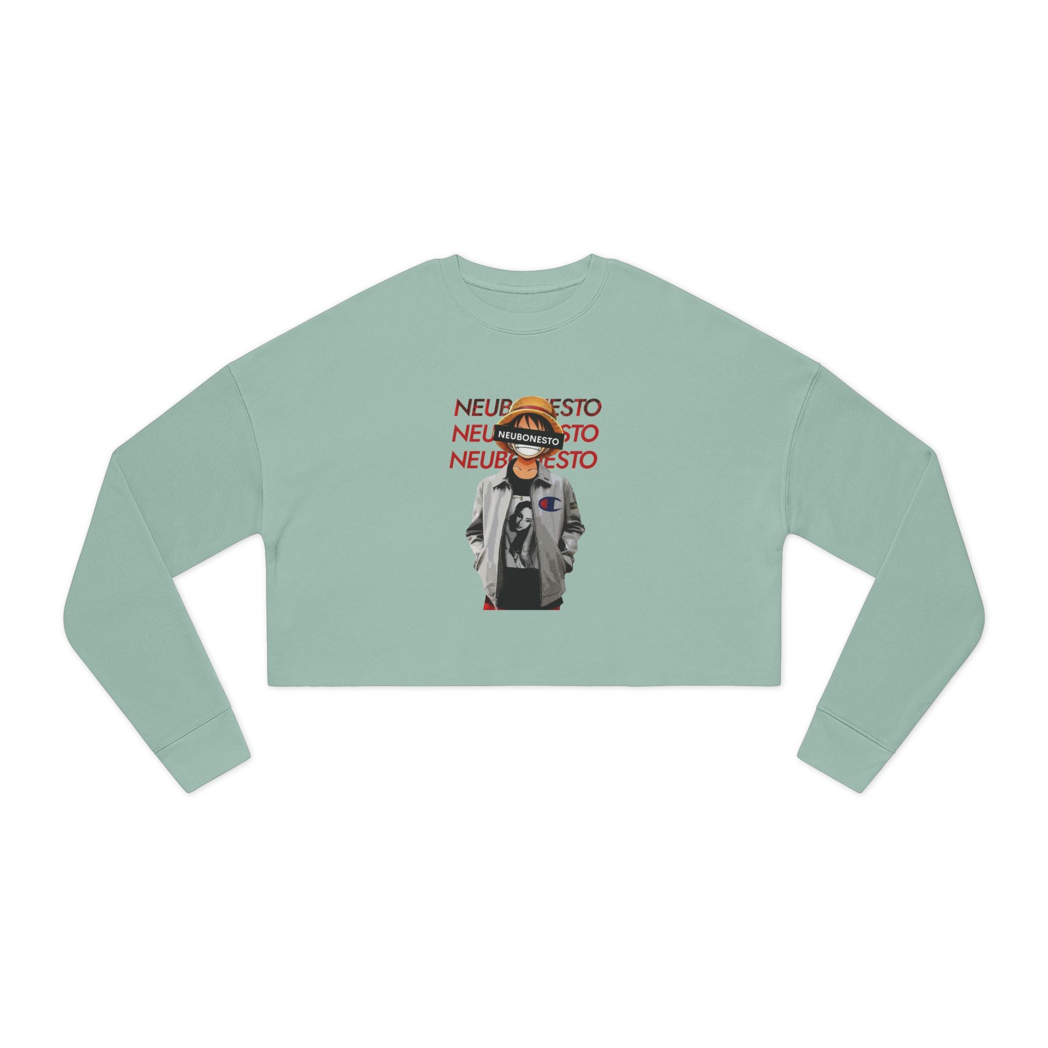 Cropped Sweatshirt - Luffy Neubonesto Straw Hat Legends Anime Collection