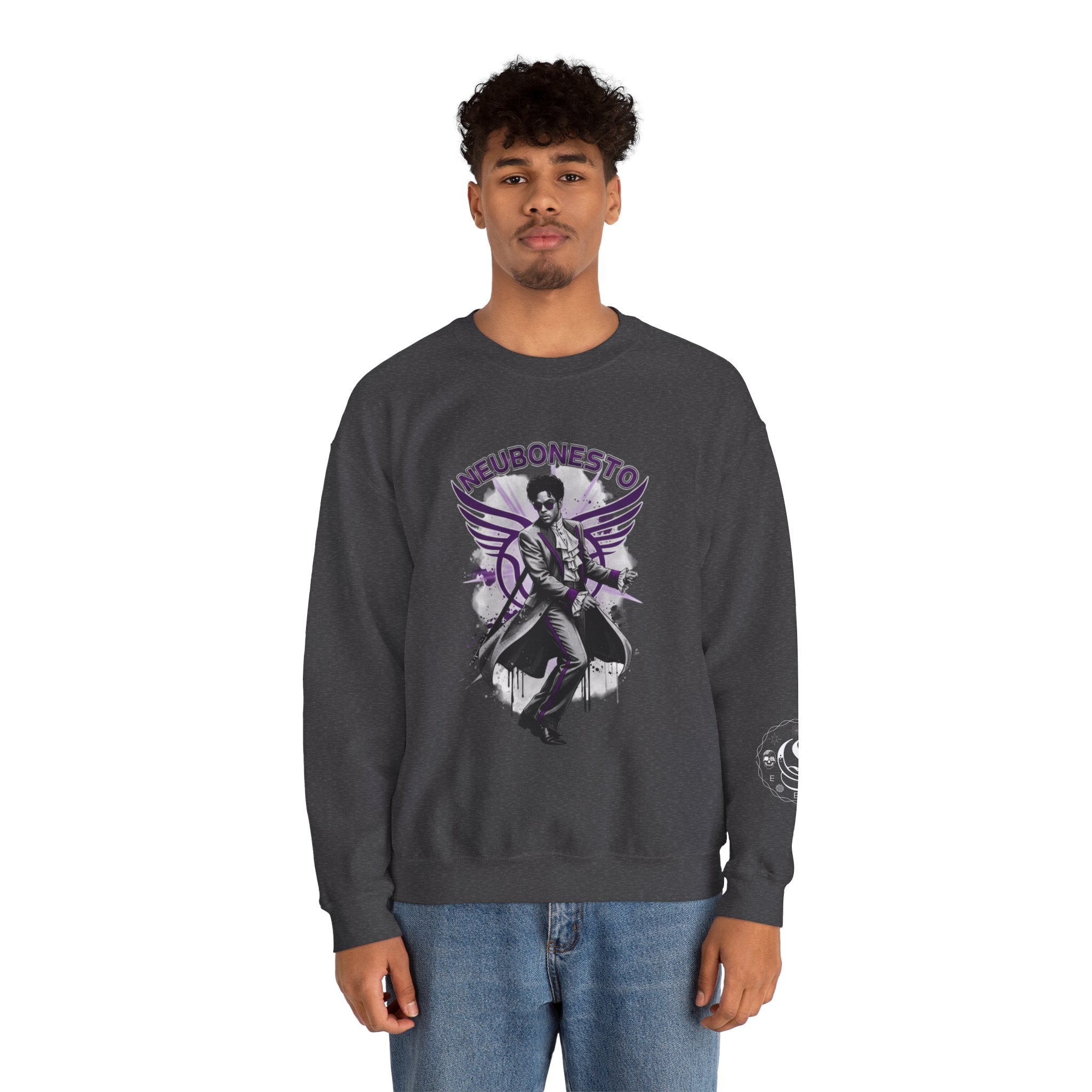 Prince Angel Purple Crewneck Sweatshirt - Neubonesto Design