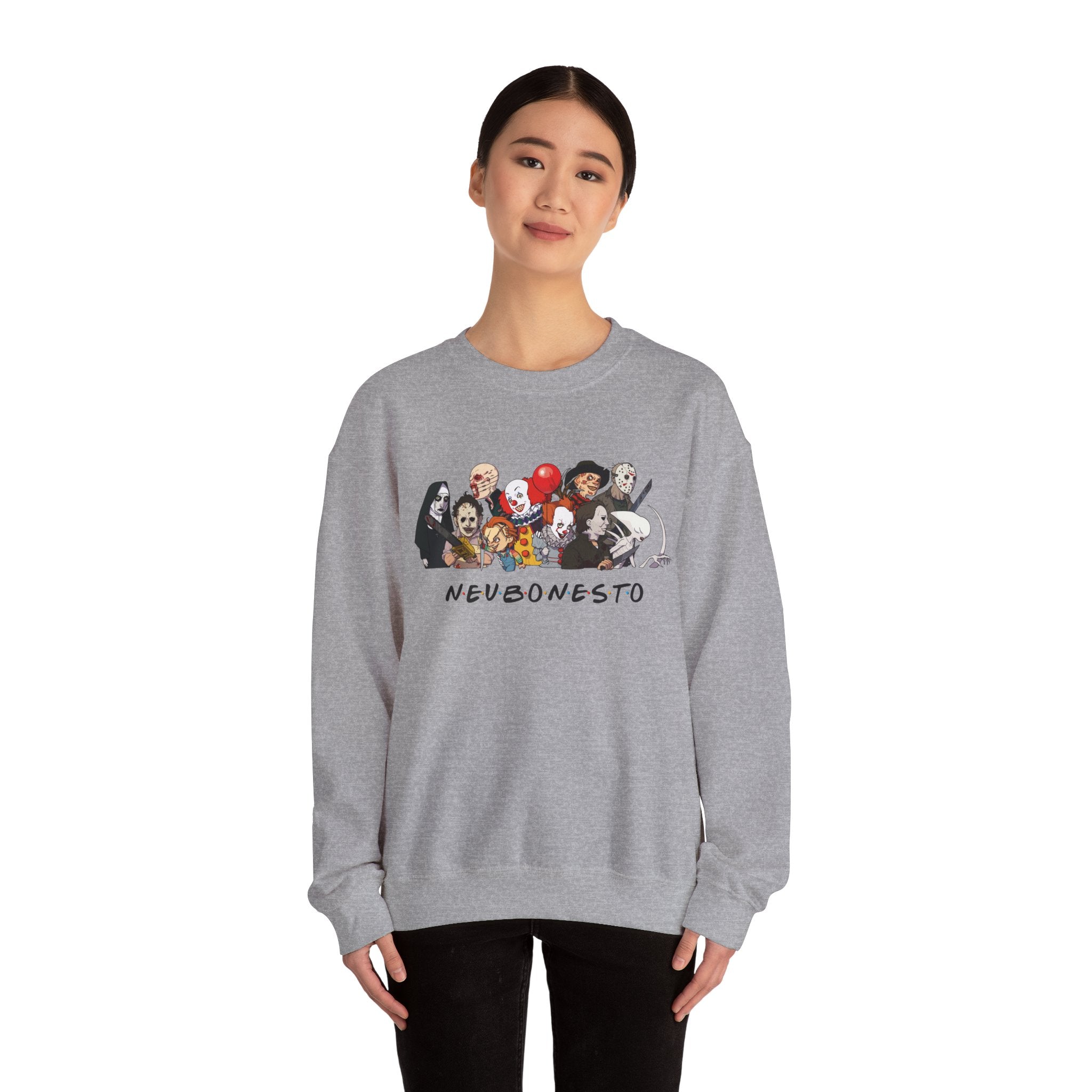 Neubonesto Horror Sweatshirt - Unisex Crewneck Halloween Top