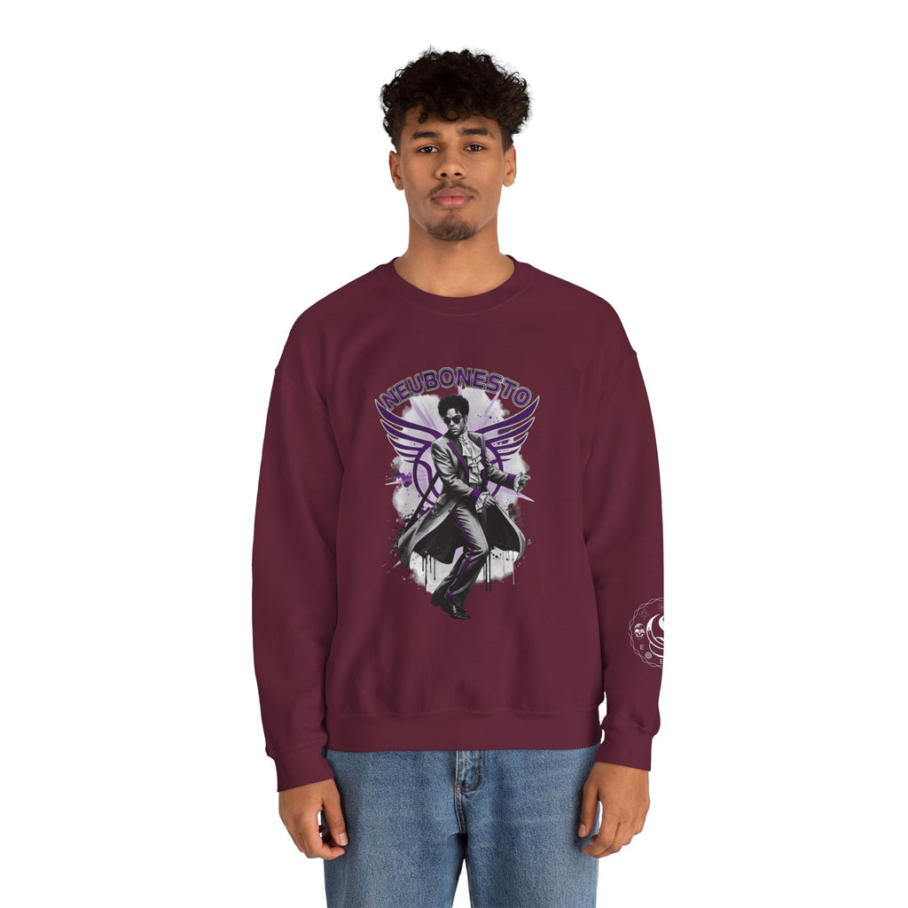 Prince Angel Purple Crewneck Sweatshirt - Neubonesto Design