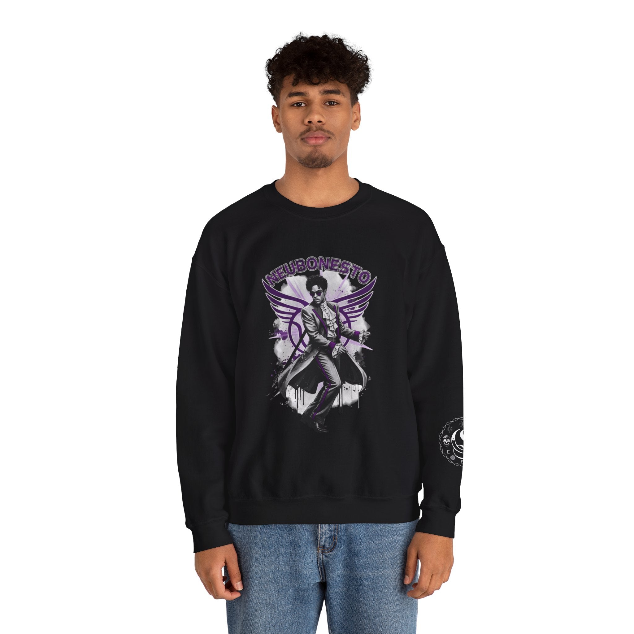 Prince Angel Purple Crewneck Sweatshirt - Neubonesto Design
