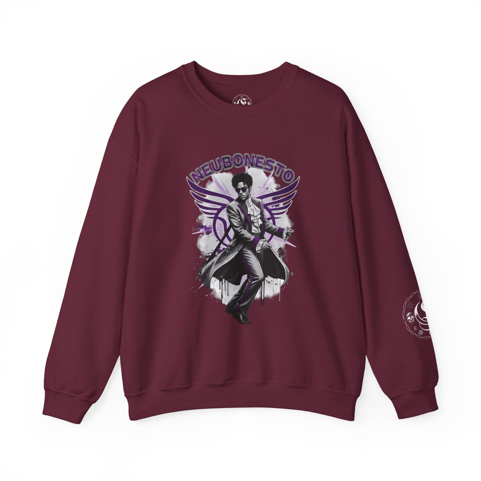 Prince Angel Purple Crewneck Sweatshirt - Neubonesto Design