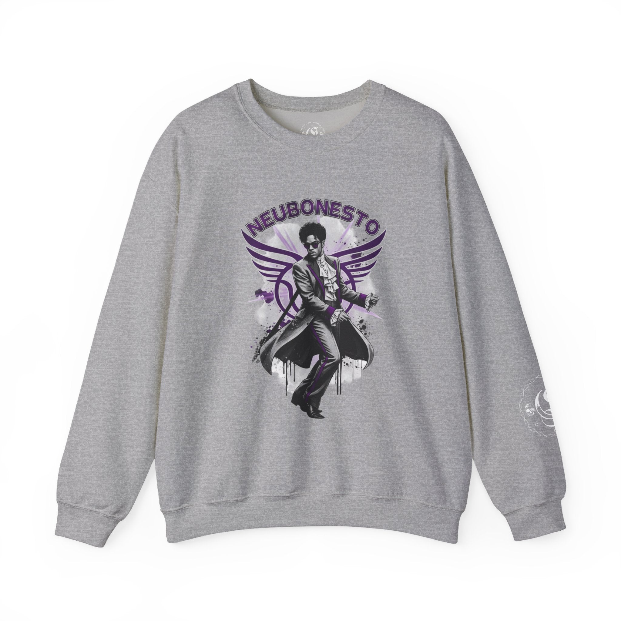 Prince Angel Purple Crewneck Sweatshirt - Neubonesto Design