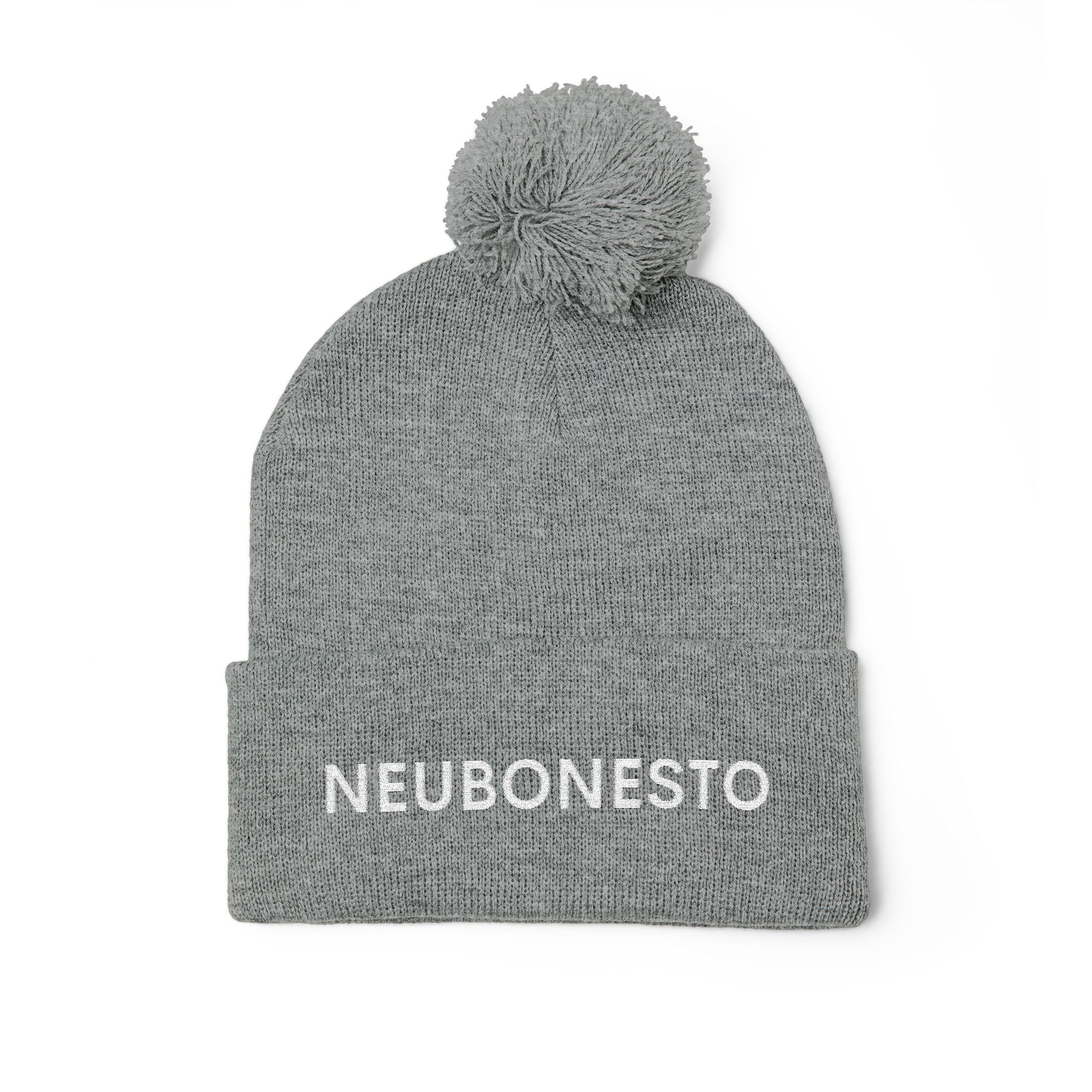 Neubonesto Pom-Pom Knit Cap