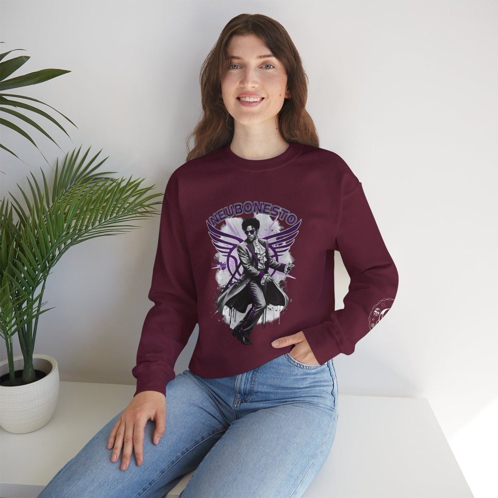 Prince Angel Purple Crewneck Sweatshirt - Neubonesto Design