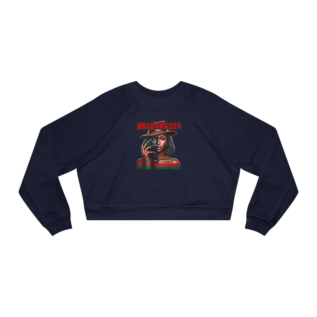 Neubonesto Horror Cropped Fleece Pullover