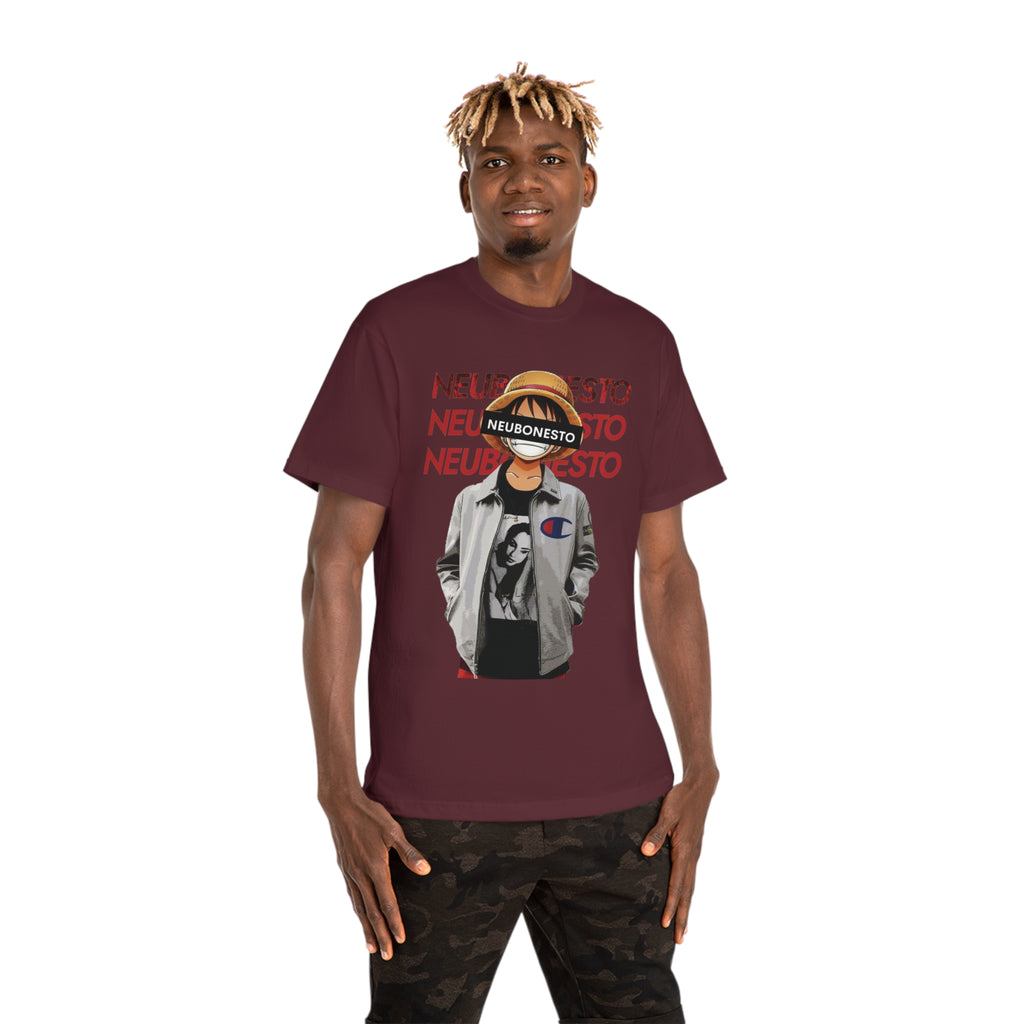 Anime Graphic Tee, Luffy Pirate Shirt, Straw Hat Legends Unisex Hammer Tshirt, Neubonesto One Piece Gift, Cosplay Clothing, Manga Fan Top,
