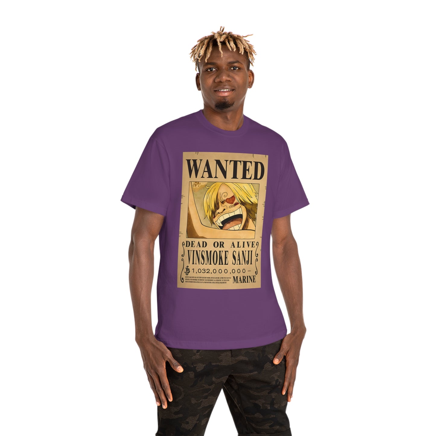 Anime T-shirt, Vinsmoke Sanji Wanted, One Piece, Unisex Tee, Otaku Gift, Anime Fan Shirt - Hammer Tshirt, Manga Tee, Japanese Anime
