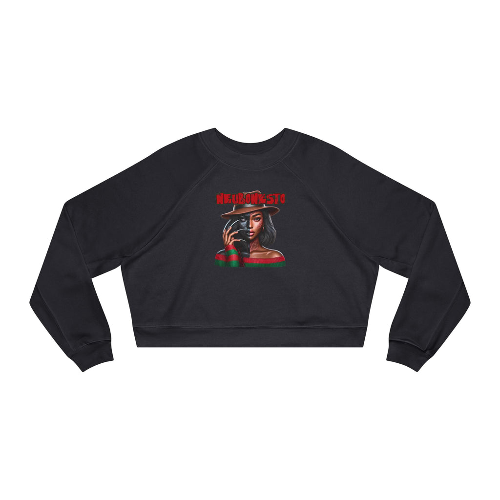 Neubonesto Horror Cropped Fleece Pullover