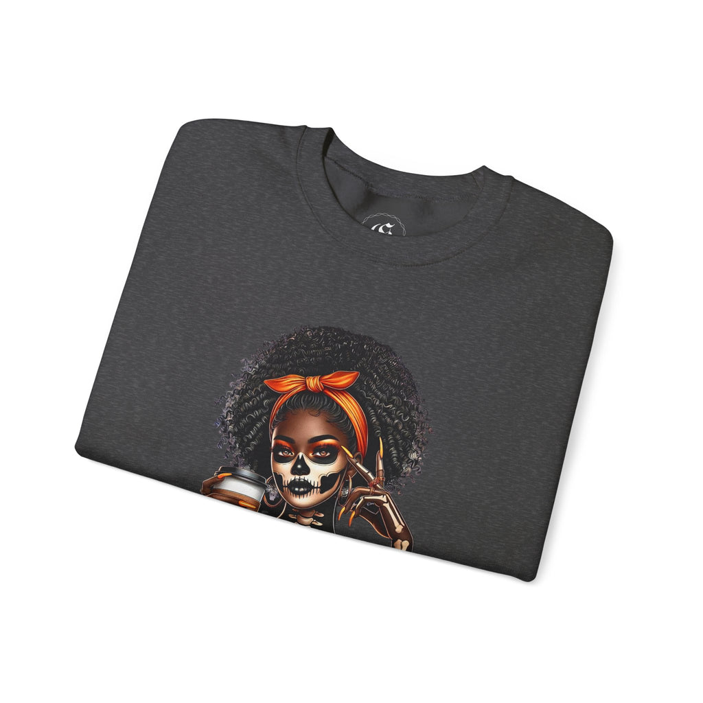 Halloween Skeleton Unisex Sweatshirt - Raising Hell Neubonesto Design