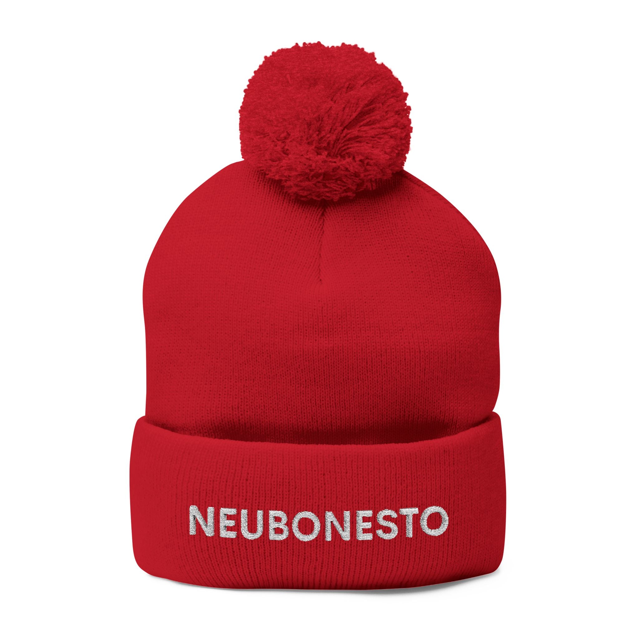 Neubonesto Pom-Pom Knit Cap