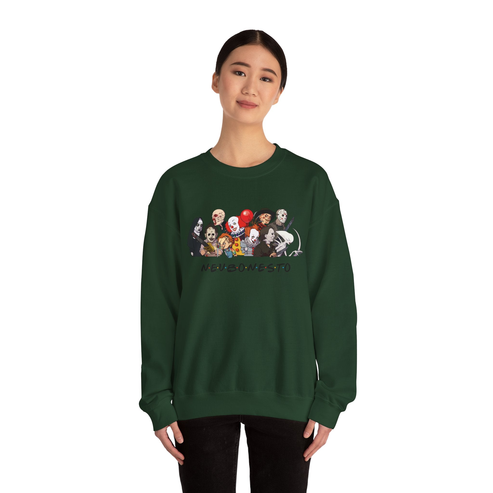Neubonesto Horror Sweatshirt - Unisex Crewneck Halloween Top