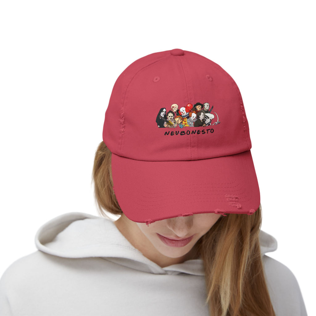Distressed Cap - Neubonesto Horror Strapback Hat