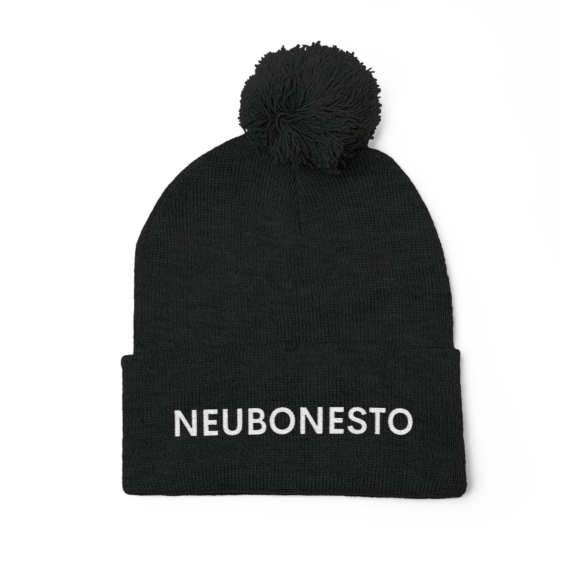 Neubonesto Pom-Pom Knit Cap