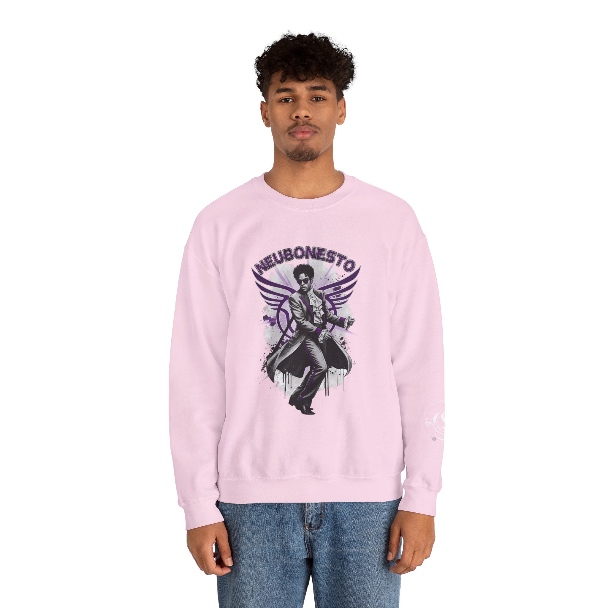 Prince Angel Purple Crewneck Sweatshirt - Neubonesto Design