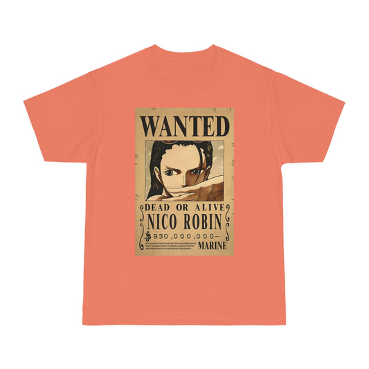 Anime T-shirt, Nico Robin Wanted, One Piece, Unisex Tee, Otaku Gift, Straw Hat Legend Collection, Neubonesto Shirt