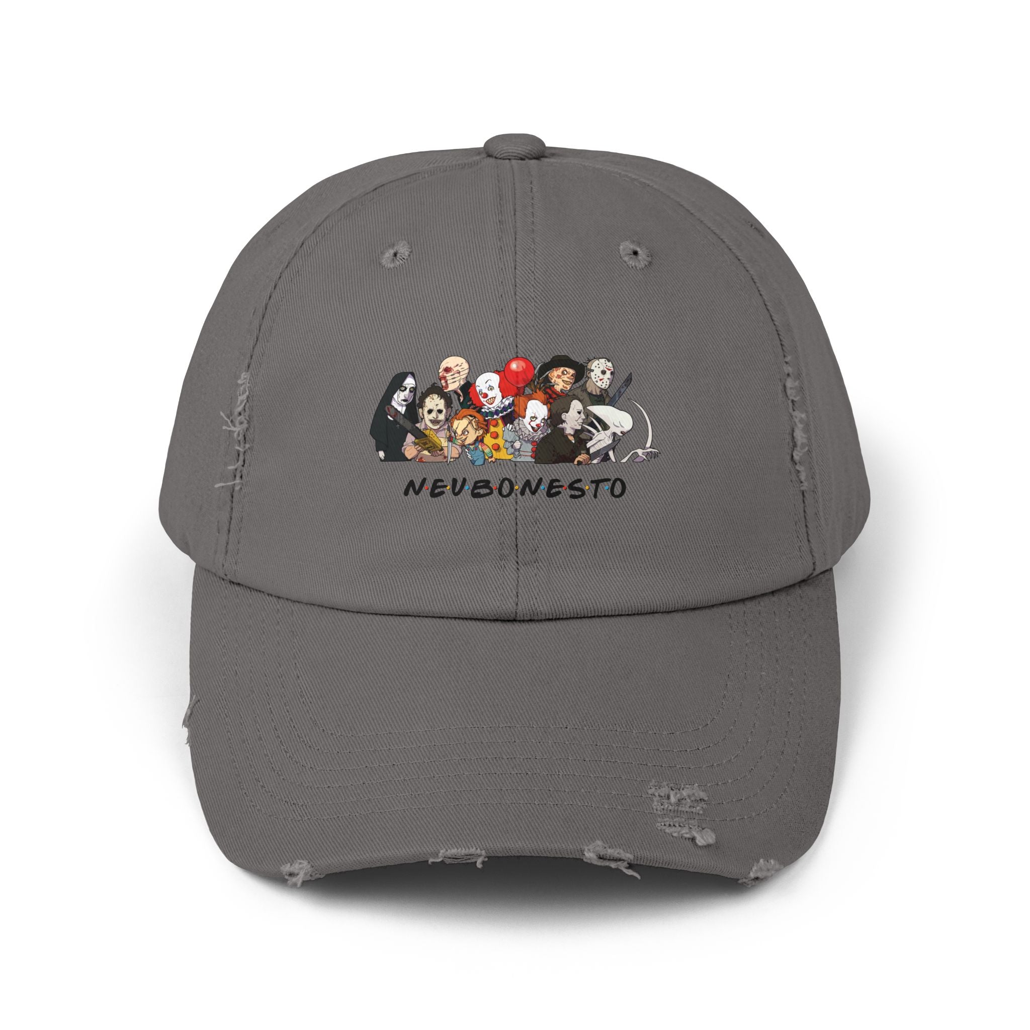 Distressed Cap - Neubonesto Horror Strapback Hat