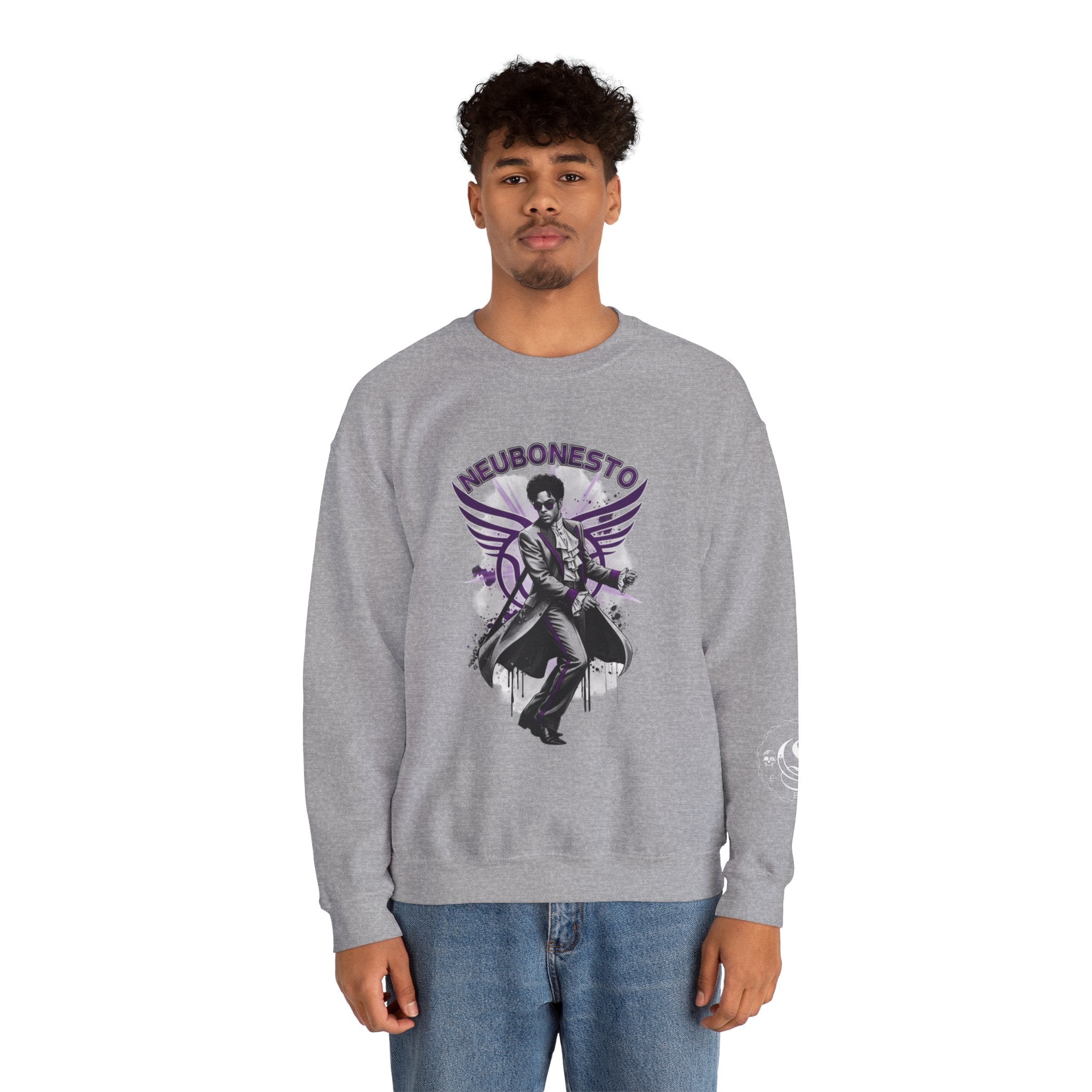 Prince Angel Purple Crewneck Sweatshirt - Neubonesto Design