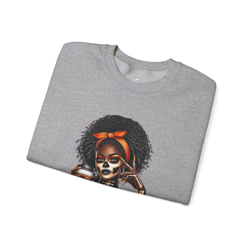 Halloween Skeleton Unisex Sweatshirt - Raising Hell Neubonesto Design