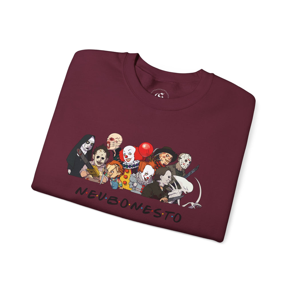 Neubonesto Horror Sweatshirt - Unisex Crewneck Halloween Top