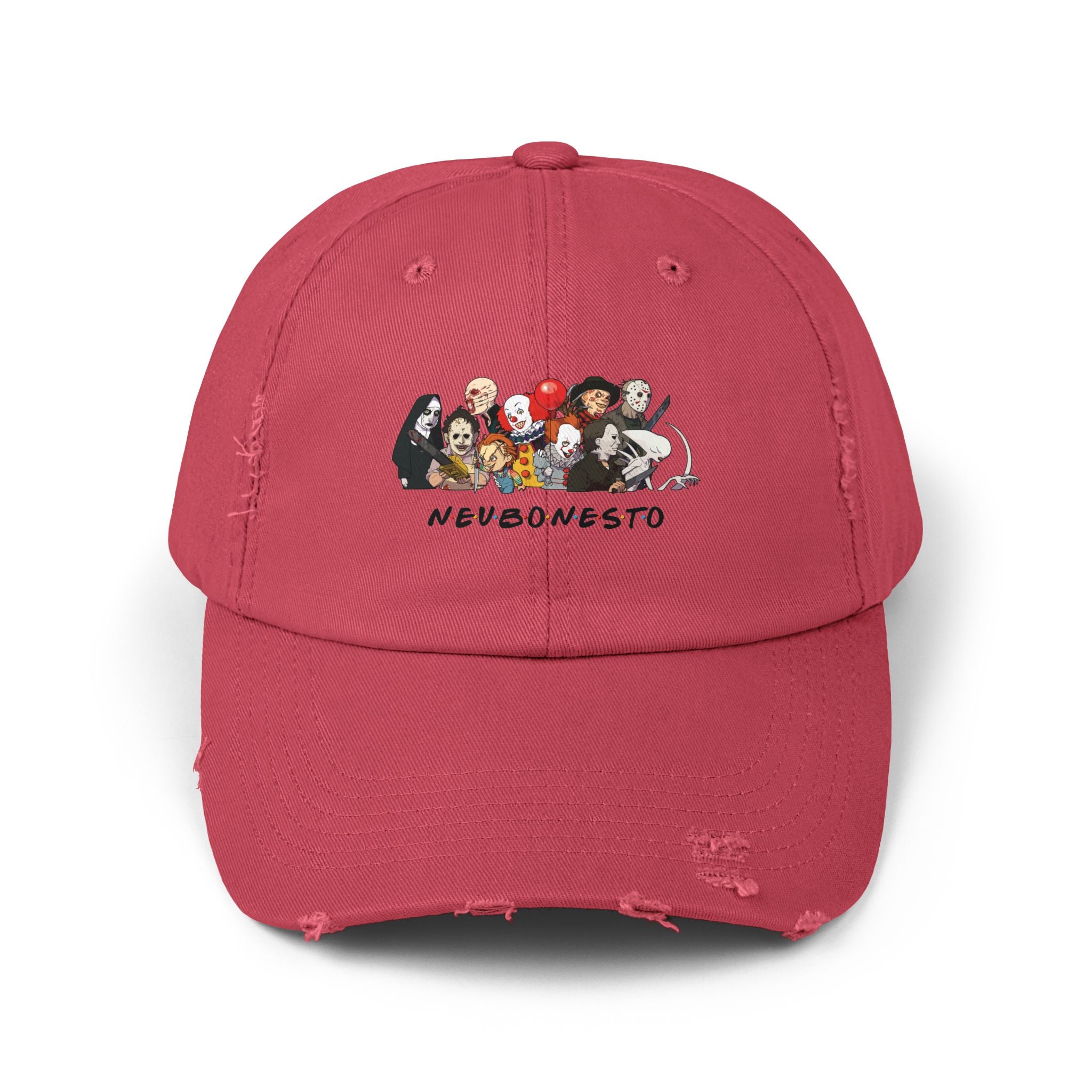 Distressed Cap - Neubonesto Horror Strapback Hat