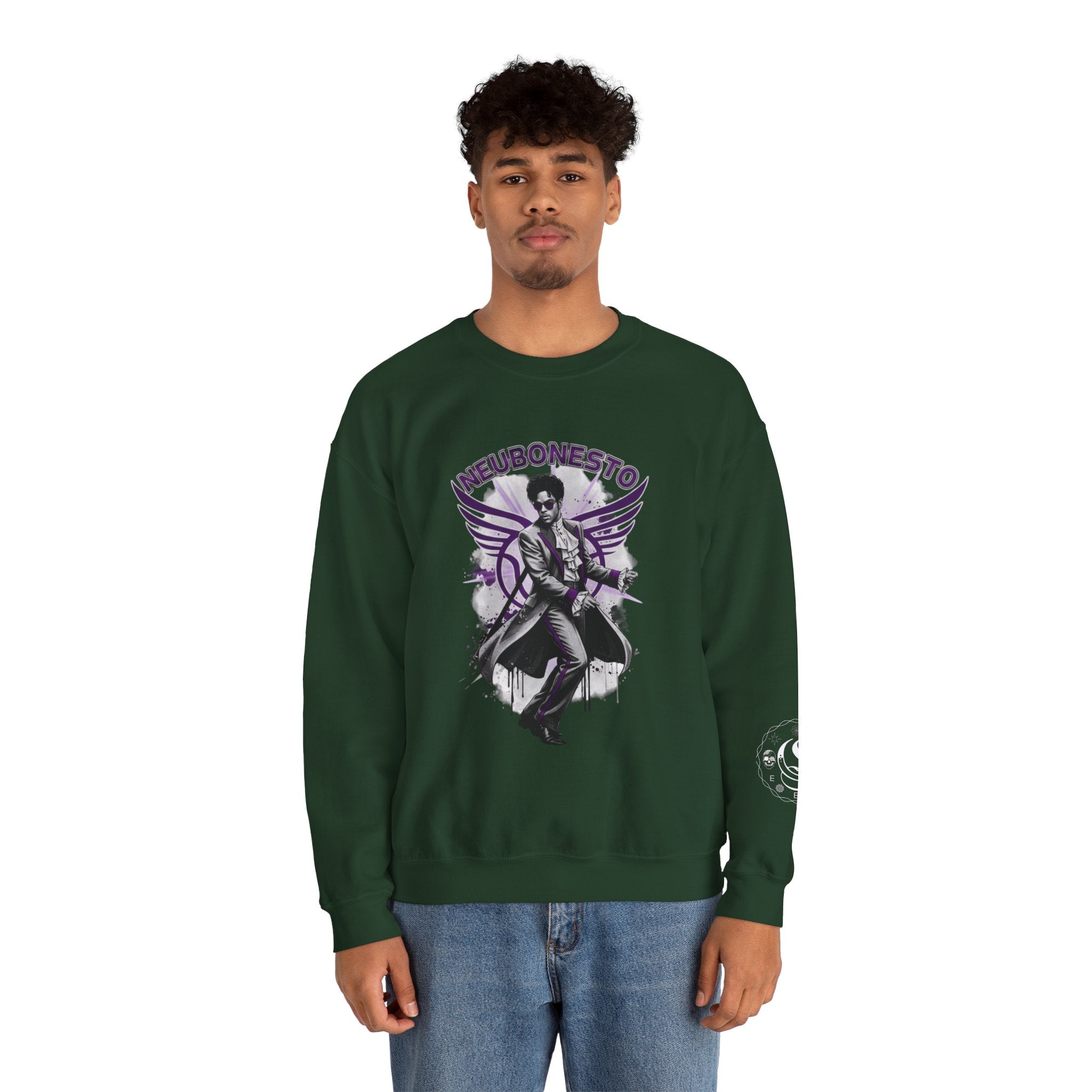 Prince Angel Purple Crewneck Sweatshirt - Neubonesto Design